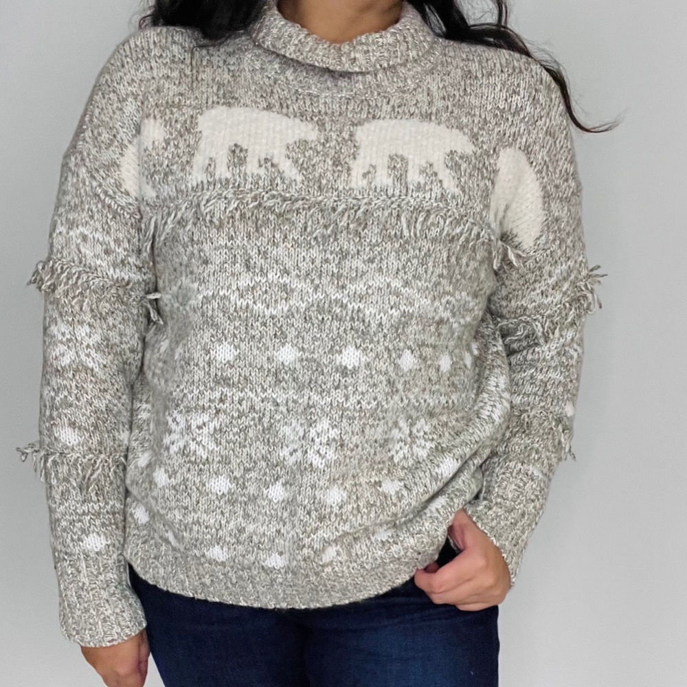 Loft mock neck sweater